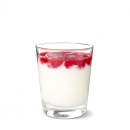 Tvarohov&yacute; kr&eacute;m s ovocem