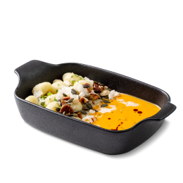 Noky s om&aacute;čkou z pečen&eacute; d&yacute;ně  